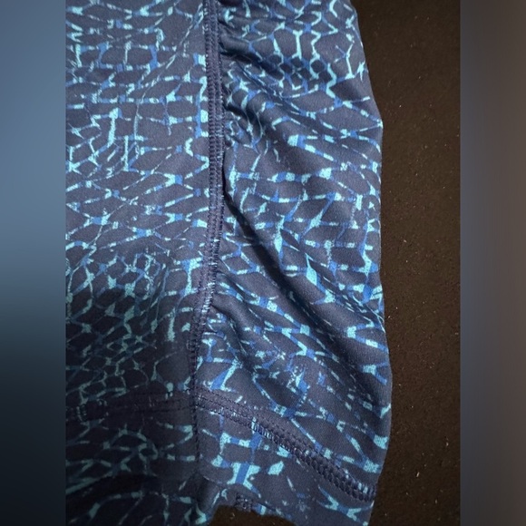 Lululemon athletica Speed Track Short Samba Snake Kayak Blue Hero Blue - Picture 3 of 8